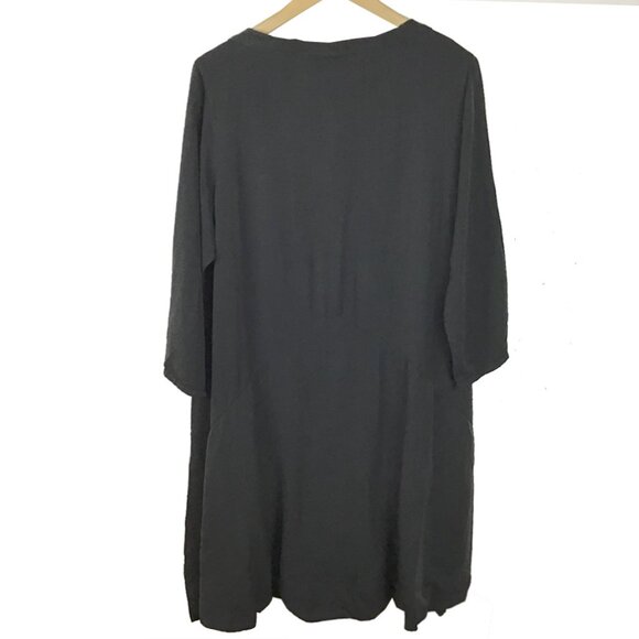 Cynthia Ashby Dress 34 Sleeve A-Lined Boxy Pockets OVER-SIZED Venetian Dress - Picture 8 of 12